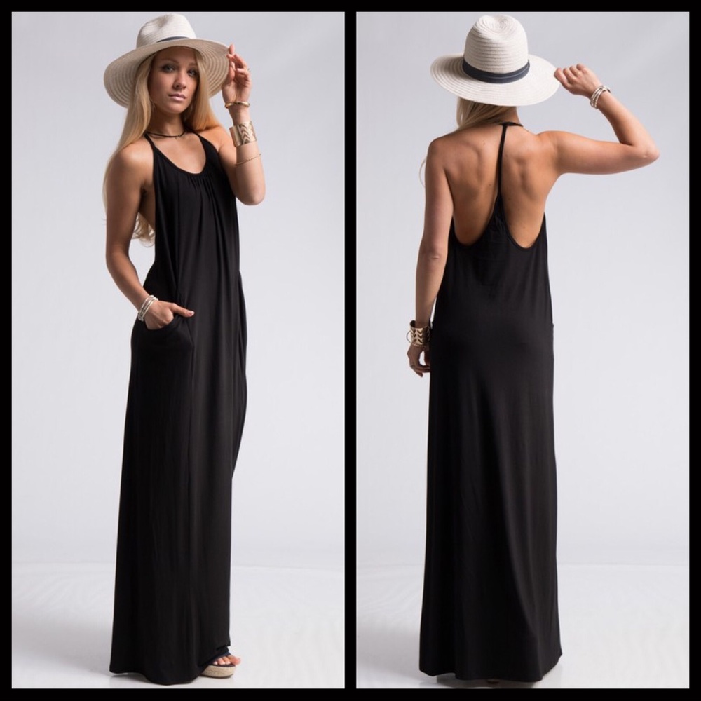 SUMMER CLEARANCE ‼️Jersey Knit Pocket Maxi - Picture 3 of 3